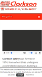 Mobile Screenshot of clarksonsafety.com